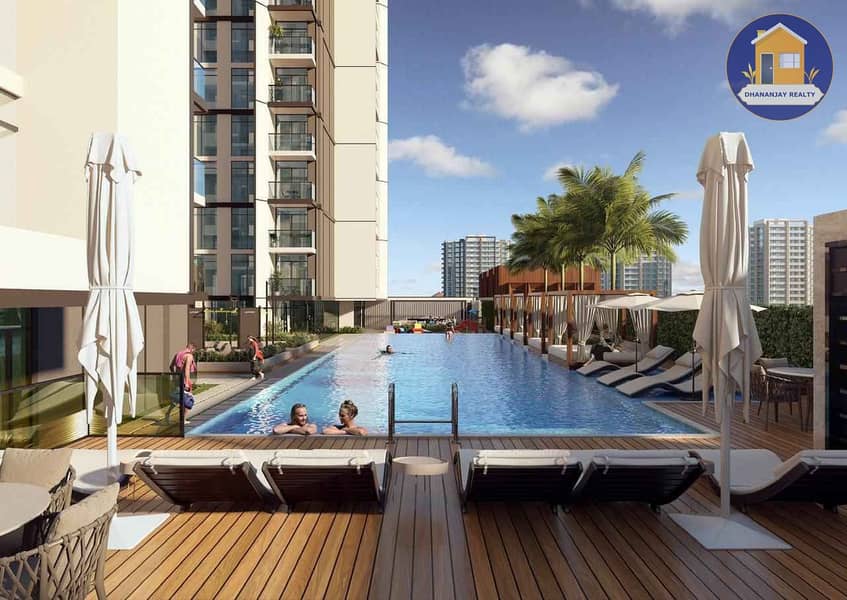 8 Swimming Pool at Maison Elysee Tower in JVC. jpg