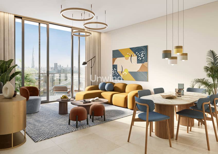 位于迪拜设计区，设计区，B座 2 卧室的公寓 3253000 AED - 12950966