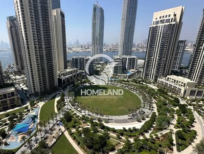 2 Bedroom Apartment for Rent in Dubai Creek Harbour, Dubai - Spacious | Full Park and Burj View | Top Location