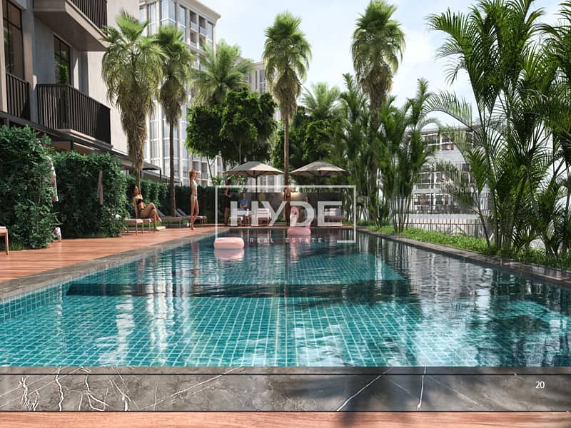 位于朱美拉三角小镇(JVT)，JVT第3区，FH Residency 的公寓 883333 AED - 12951409