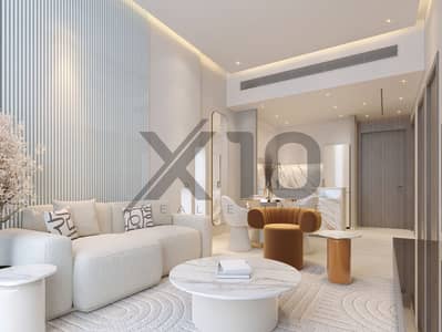 朱美拉环形村(JVC)， 迪拜 1 卧室单位待售 - Living 1. jpg