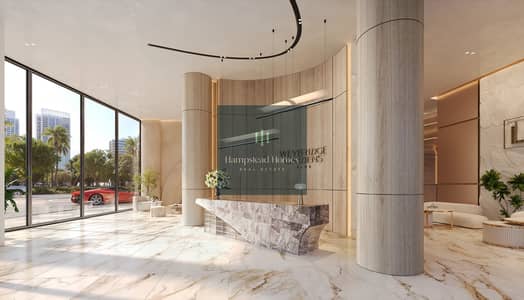 迪拜公寓大楼， 迪拜 单身公寓待售 - Lobby-view-1. jpg