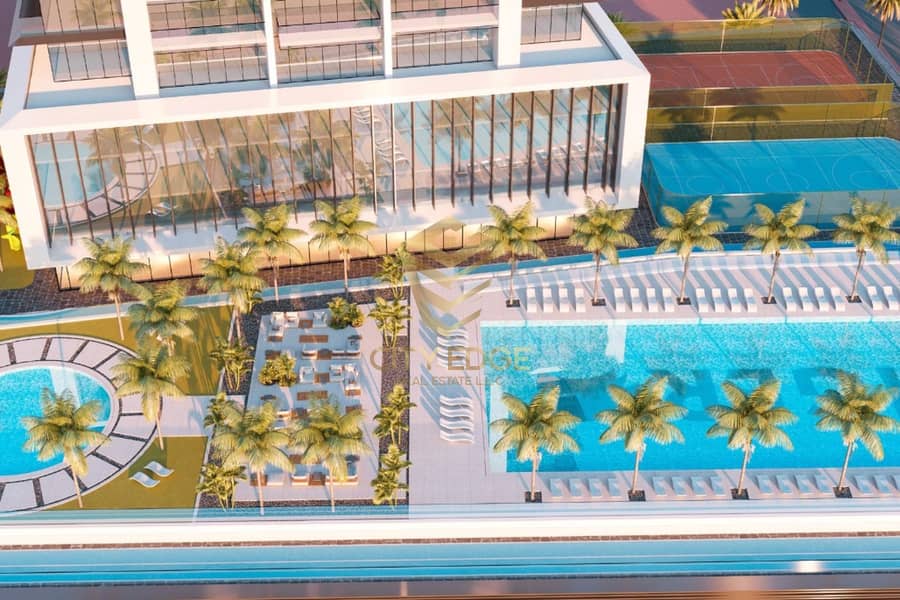 位于朱美拉环形村(JVC)，JVC第11区，Auresta Tower 的公寓 560085 AED - 12952698