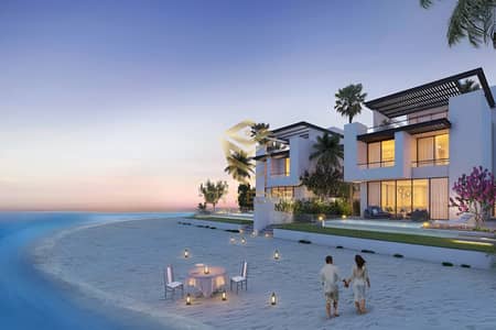 5 Bedroom Villa for Sale in Ajmal Makan City - Sharjah Waterfront, Sharjah - READY BEACHFRONT 5BR VILLA_G+2 FLOORS_PRIVATE ACCESS TO BEACH
