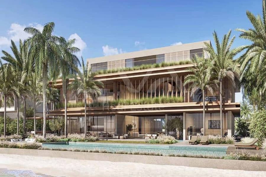 位于杰贝阿里棕榈园，Frond N 6 卧室的别墅 18400000 AED - 12954461