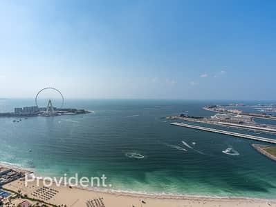 3 Bedroom Flat for Rent in Jumeirah Beach Residence (JBR), Dubai - PvtBeach | Furnished | Amazing Views | High Floor