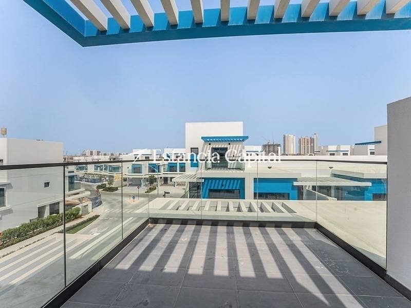 位于大马士革湖住宅，圣托里尼别墅 5 卧室的联排别墅 3600000 AED - 12955203
