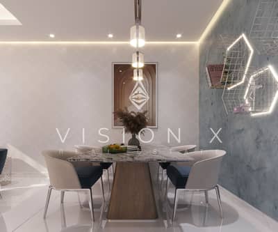 阿尔马扎尔街区， 夏尔迦 3 卧室公寓待售 - Copy of DINING ROOM. jpg