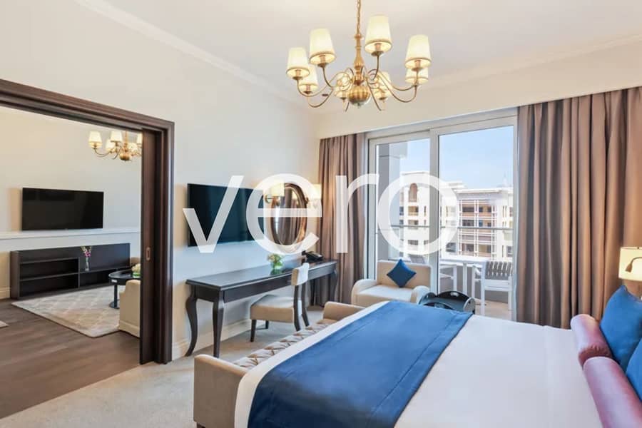 位于朱美拉棕榈岛，棕榈公爵酒店 1 卧室的公寓 1650000 AED - 12957367