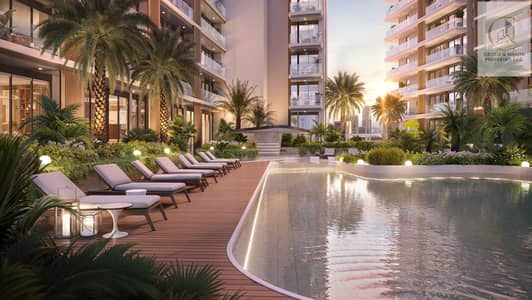 شقة 3 غرف نوم للبيع في واحة دبي للسيليكون (DSO)، دبي - The Hillgate - pool deck. jpg