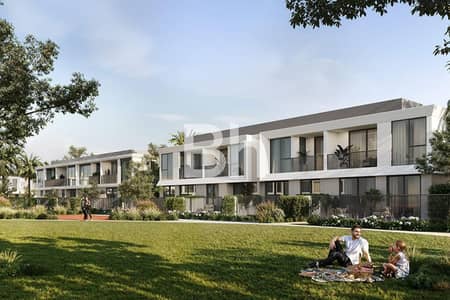 4 Bedroom Townhouse for Sale in Dubai South, Dubai - End unit | Large Plot | Green Community |