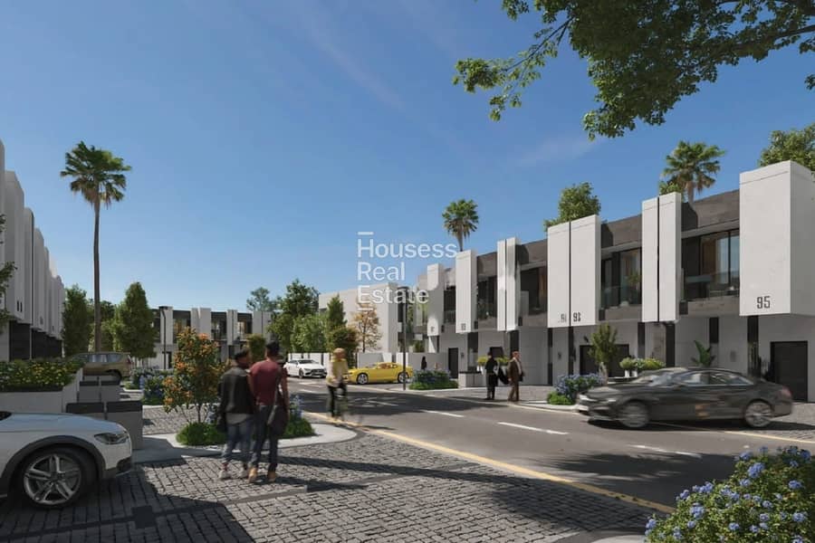 位于迪拜乐园，比安卡联排别墅区 2 卧室的联排别墅 1230000 AED - 12959381