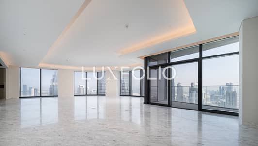 4 Bedroom Flat for Rent in Downtown Dubai, Dubai - Luxurious Living | Half Floor | 02 Layout