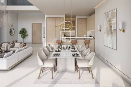 1 Bedroom Flat for Sale in Sobha Hartland, Dubai - Unique Layout | High Floor with Burj Views