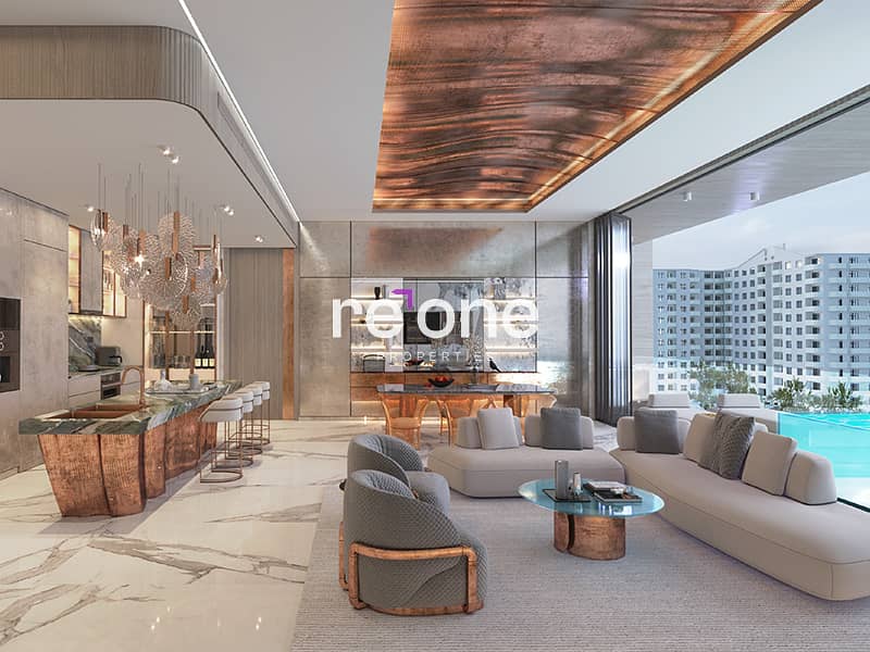 位于朱美拉环形村(JVC)，JVC第12区，Sky Vista 2 卧室的公寓 2861801 AED - 12960802