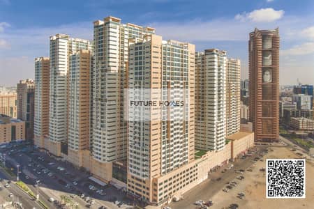 拉希迪亚， 阿治曼 1 卧室单位待租 - Ajman One Tower (1). jpg