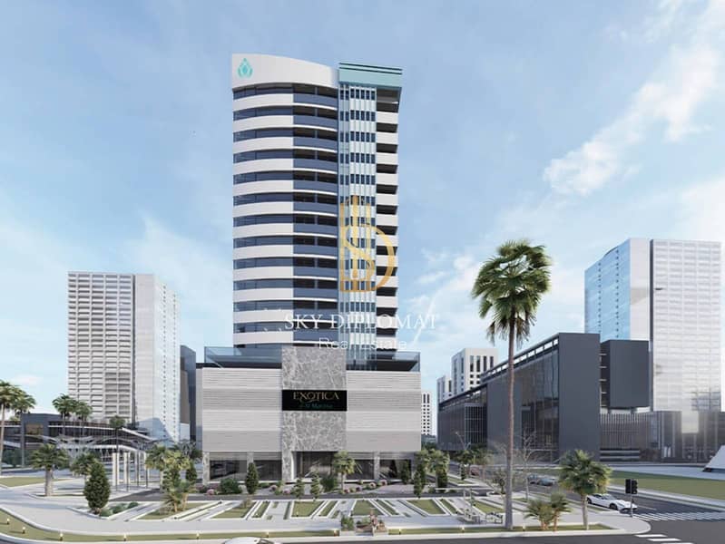 位于朱美拉环形村(JVC)，JVC第17区，Exotica by Al Marina 1 卧室的公寓 987882 AED - 12962035