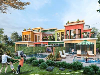 4 Cпальни Таунхаус Продажа в Дамак Лагунс, Дубай - Ready_Soon___4_BR_Townhouse___Resort_Living-18. jpg
