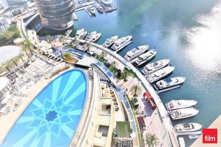 Hotel Apartment for Rent in Dubai Marina, Dubai - Best Layout | Marina view | Medium floor