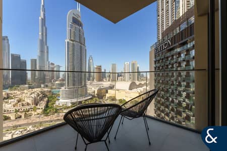 2 Bedroom Apartment for Rent in Downtown Dubai, Dubai - Burj View | Furnished | Two Bed