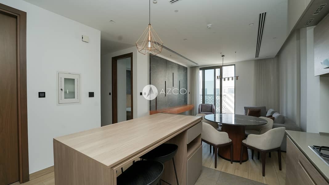 Modern 2BR Unfurnished | Fitted Kitchen Appliances | Pool View