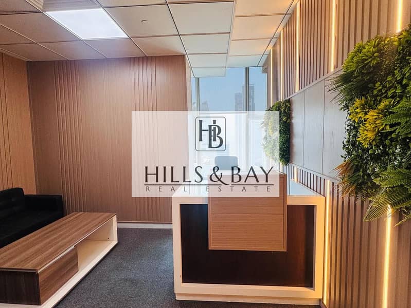 Fully Furnished Office in The Prism Tower – Business Bay