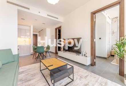 1 Bedroom Apartment for Rent in Sobha Hartland, Dubai - Burj Khalifa View | Furnished | Study Room