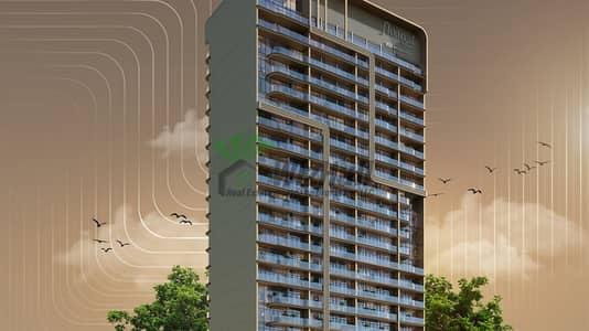 朱美拉环形村(JVC)， 迪拜 1 卧室单位待售 - skies-elevation (1). jpg