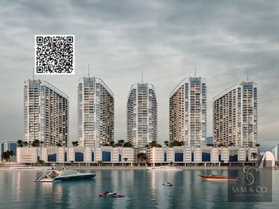 شقة 2 غرفة نوم للبيع في المنطقة الحرة عجمان، عجمان - Ajman Creek Towers Creek View 2. jpg