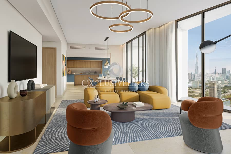 位于迪拜设计区，设计区，B座 2 卧室的公寓 3819000 AED - 12964312