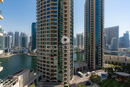 1 Bedroom Flat for Rent in Dubai Marina, Dubai - VACANT | Sea and Marina Views | Unfurnished
