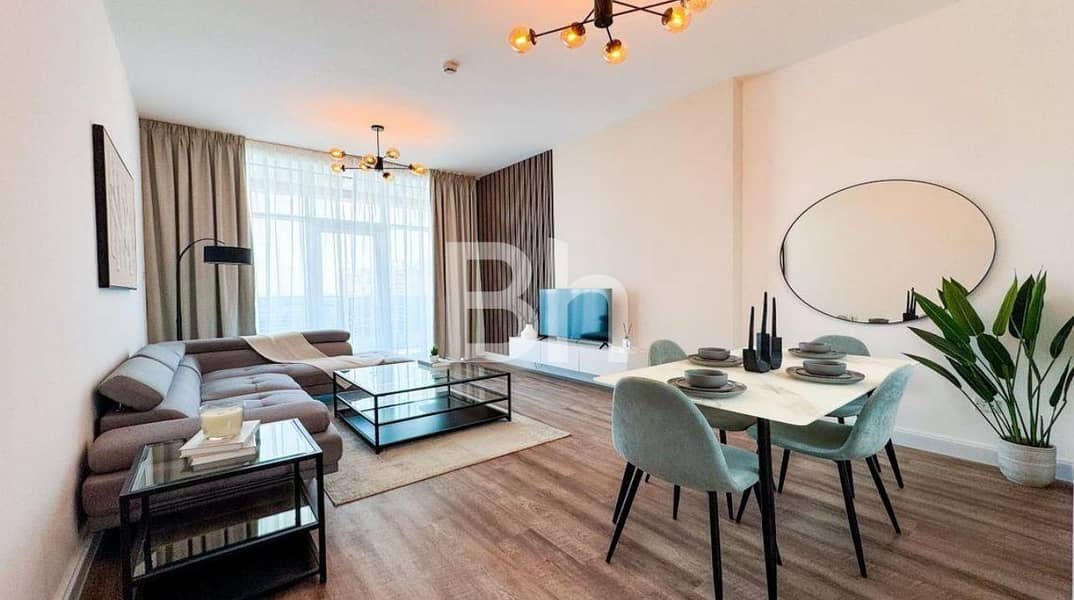 位于朱美拉三角小镇(JVT)，JVT第4区，阿尔马纳拉大厦 1 卧室的公寓 88000 AED - 12965316