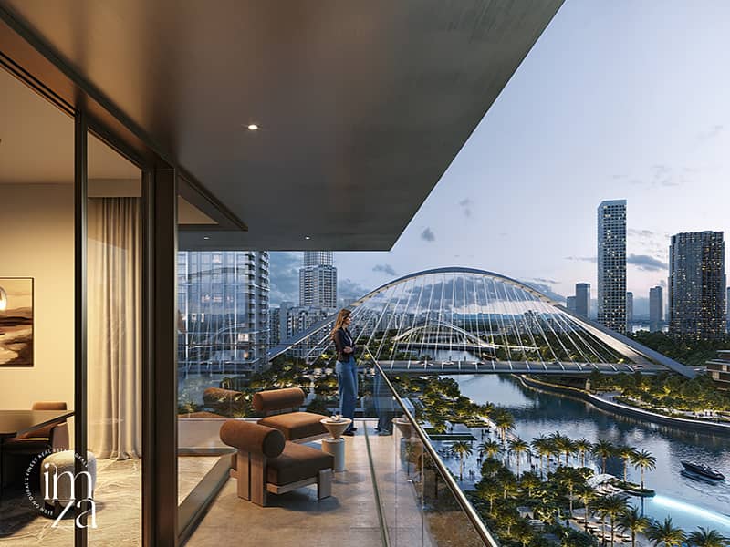 位于迪拜溪港，Palace Residences Creek Blue 1 卧室的公寓 2200000 AED - 12965456