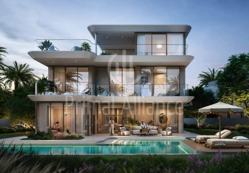 位于山谷小区，Farm Grove 4 卧室的别墅 4935000 AED - 12965534