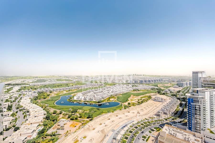 位于达马克山庄，高尔夫之门社区 1 卧室的公寓 100000 AED - 12966355