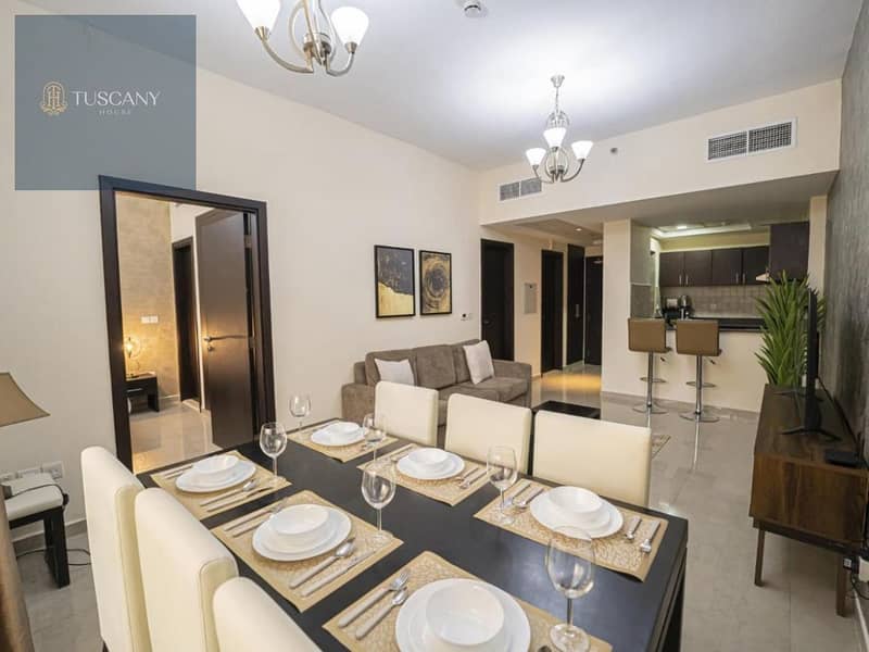 位于朱美拉环形村(JVC)，JVC第10区，汉诺威广场 1 卧室的公寓 62000 AED - 12968032