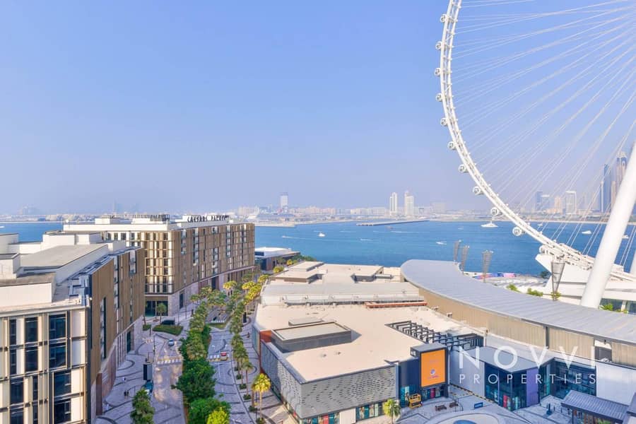 Sea and Ain Dubai View | High Floor | Furnished