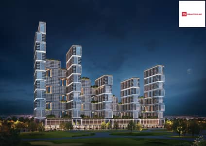 شقة 1 غرفة نوم للبيع في شوبا هارتلاند، دبي - Sobha One - Evening Shot. jpg