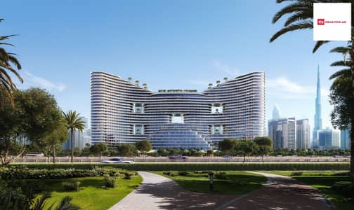 商业湾， 迪拜 商铺待售 - Aquarise Exterior-2. jpg