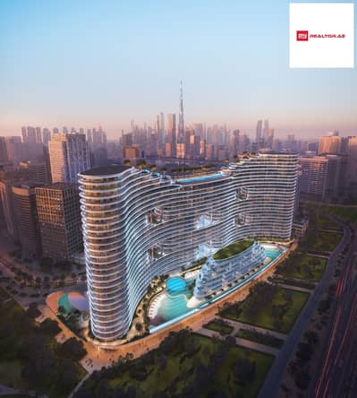 商业湾， 迪拜 商铺待售 - Aquarise Exterior-1. jpg