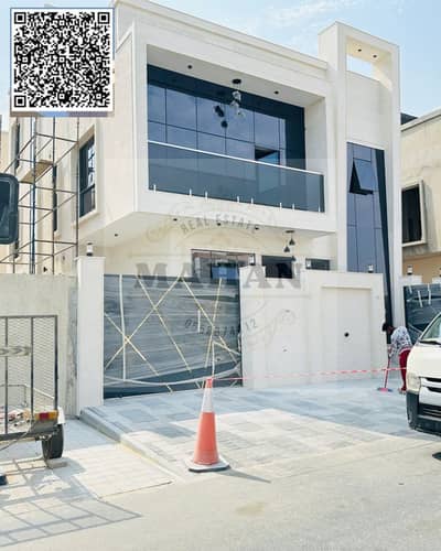 7 Bedroom Villa for Sale in Al Zahya, Ajman - Purple Floral Elegant Line Art Vintage Ribbon Motivational Christian Bible Verse Instagram Post. png. png