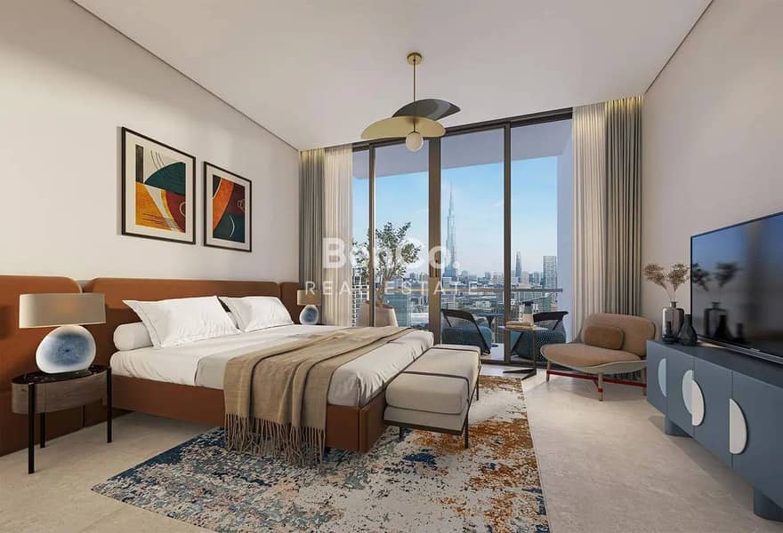 شقة في برج ديزاين كوارتر A،ديزاين كوارتر،حي دبي للتصميم 1 غرفة 2000000 درهم - 12970597