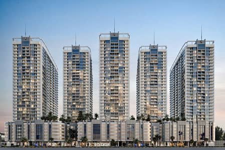 阿杰曼自由区， 阿治曼 4 卧室公寓待售 - Ajman Creek Towers Road View. jpeg