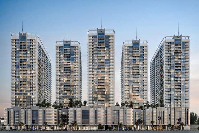 Ajman Creek Towers Road View. jpeg