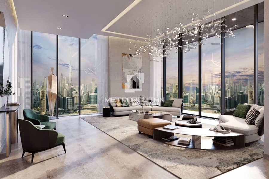 位于商业湾，半岛公寓，半岛四号 1 卧室的公寓 1600000 AED - 12973307
