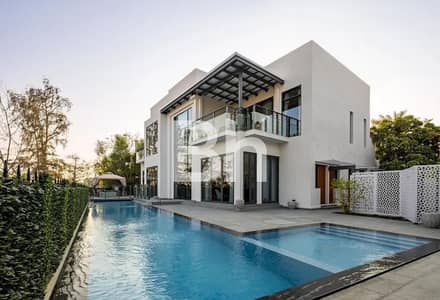 6 Bedroom Villa for Rent in Jumeirah Islands, Dubai - 6BR Furnished | Lake View | Private Pool |