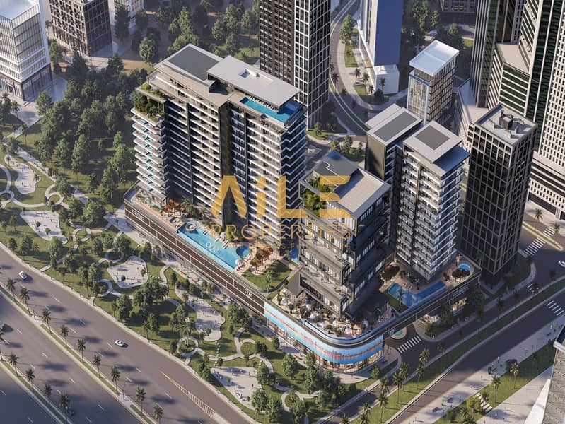 位于RAK Central，One Central 1 卧室的公寓 1424900 AED - 12975621