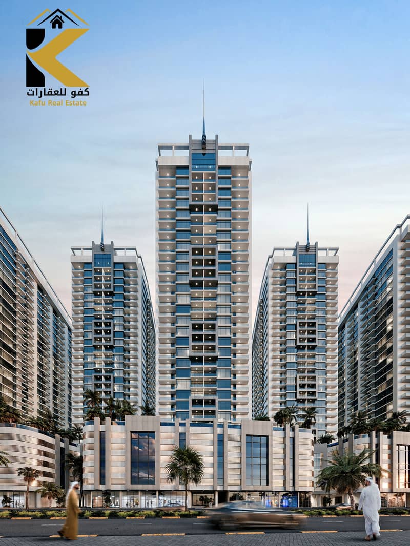 62 Ajman Creek Towers Single Tower View. jpg