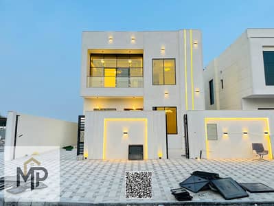 For sale: a two-story villa with a spacious courtyard - strategic location close to Sheikh Mohammed bin Zayed Road | Freehold for all nationalities