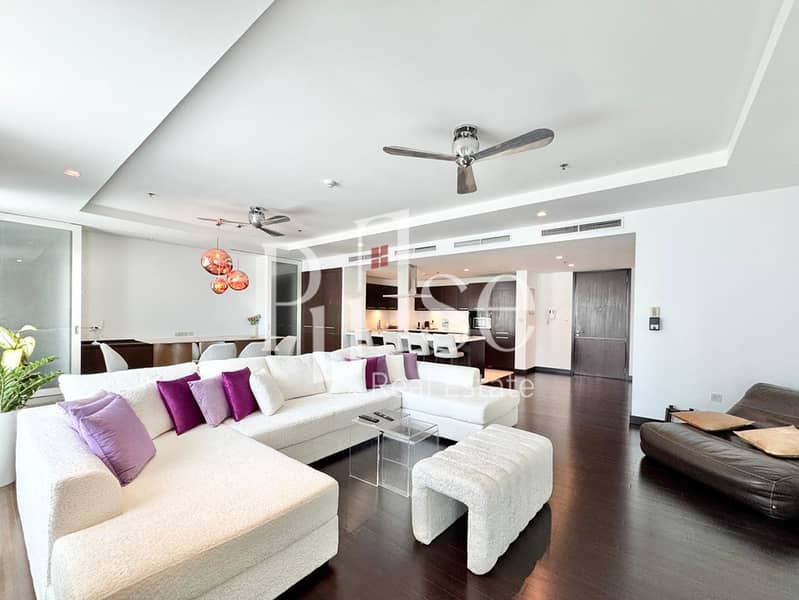 Stylish 1BR | Fully Furnished | Mall District View